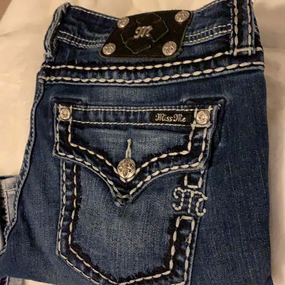 Miss Me dark faded jeans